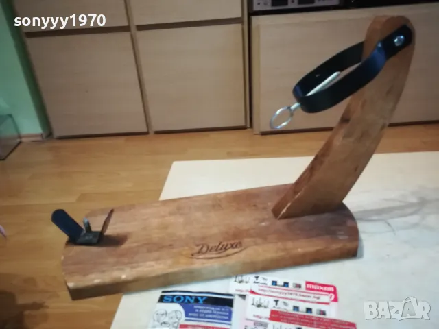 DELUXE-СТОЙКА ДЪРВО МЕТАЛ-ВНОС SWISS 2701251505, снимка 6 - Антикварни и старинни предмети - 48848798