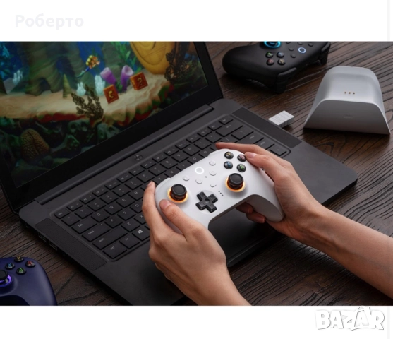 Безжичен джойстик 8bitDo, снимка 10 - Джойстици и геймпадове - 52959735