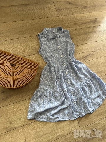 Синя лятна рокля, снимка 2 - Рокли - 50830997