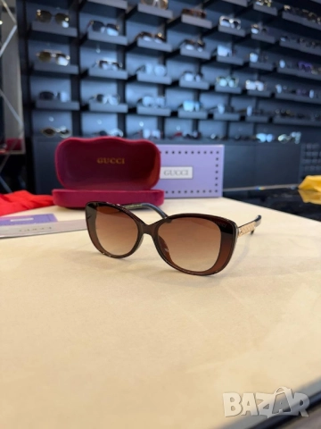 очила с черен обикновен калъф и ув защита gucci , снимка 9 - Слънчеви и диоптрични очила - 51696210