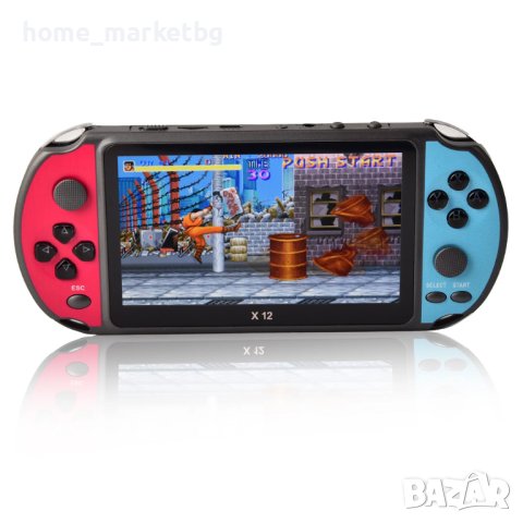 Преносима игрова конзола X12 екран 5.1 инча, тв игра с вградени игри в ...