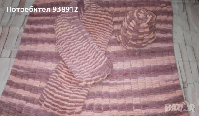 Бебешки/детски зимен комплект - ръчна изработка, снимка 7 - Спално бельо и завивки - 30703964