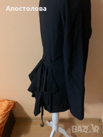 Черно сако с опашка отзад, снимка 2 - Сака - 34949417