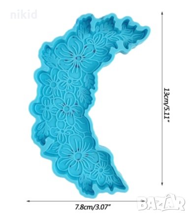 Голяма арка дъга от цветя силиконов молд форма фондан шоколад гипс смола, снимка 2 - Форми - 33541748