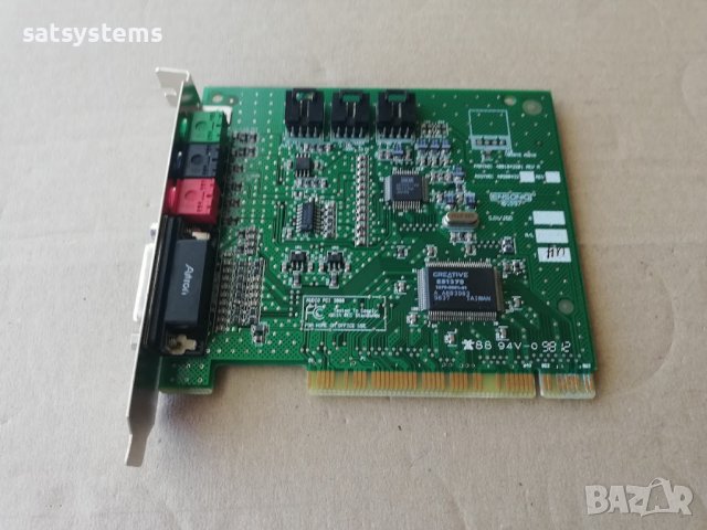 Звукова карта Ensoniq Creative ES1370 AudioPCI 3000 PCI, снимка 5 - Други - 36753163