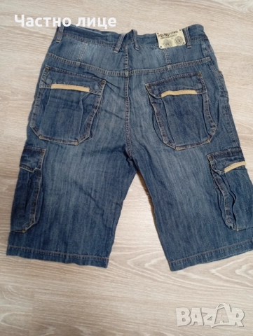 Мъжки дънки къси, снимка 2 - Къси панталони - 52066129