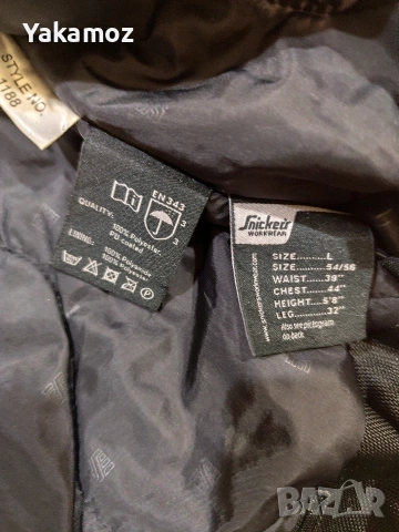 мъжко работно яке Snickers , снимка 4 - Якета - 53275660
