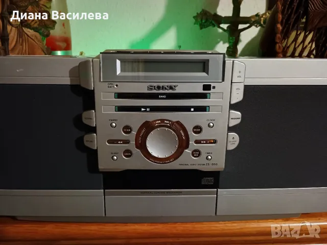 Sony ZS-D55 Portable CD/Radio/Cassette Player, снимка 2 - Радиокасетофони, транзистори - 47627007