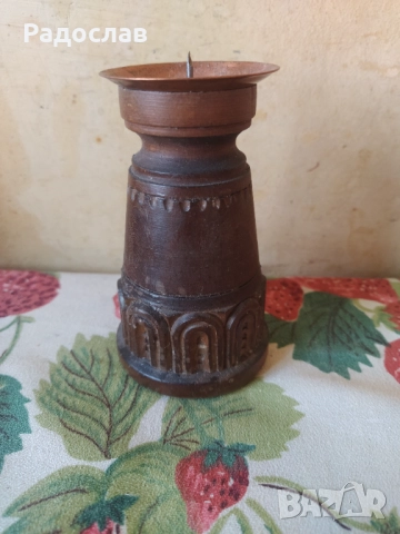 стар дървен свещник Трявна