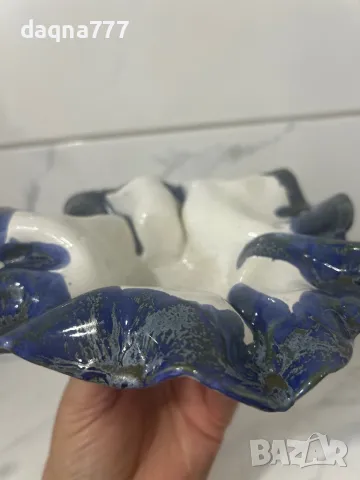 Керамична купа, ръчно изработена, снимка 4 - Декорация за дома - 50145198