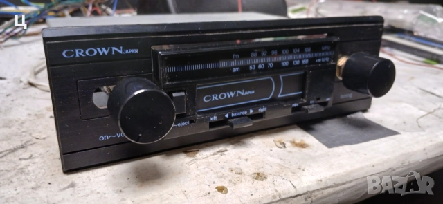 Ретро радиокасетофон CROWN, снимка 3 - Радиокасетофони, транзистори - 52676626