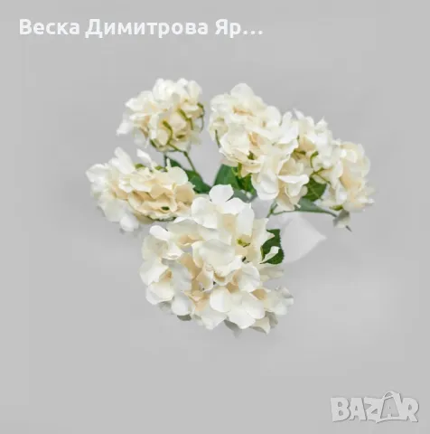 Луксозни букети от изкуствени хортензии – елегантна украса без грижи, снимка 5 - Други - 50322297