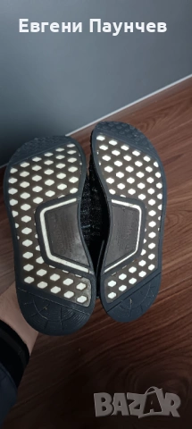 Отлични дамски маратонки Adidas NMD primeknit в размер 38 черно и зелено , снимка 4 - Маратонки - 53470489