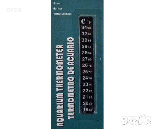 Лепящ термометър дигитален - лента за акваристика