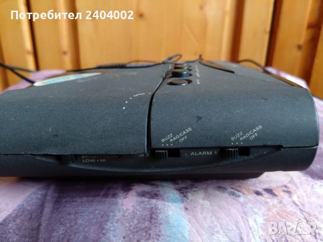 Радио касетофон с часовник и две аларми Philips AJ3840/00, снимка 5 - Радиокасетофони, транзистори - 53493607