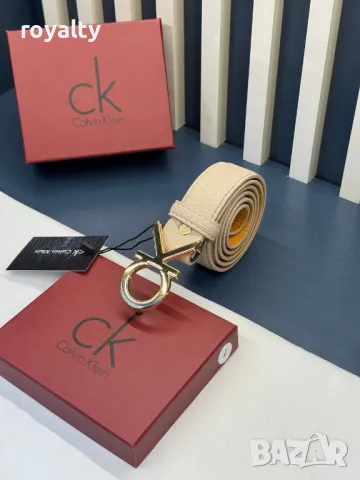 Calvin Klein Колани - Естествена Кожа, снимка 6 - Колани - 49549626