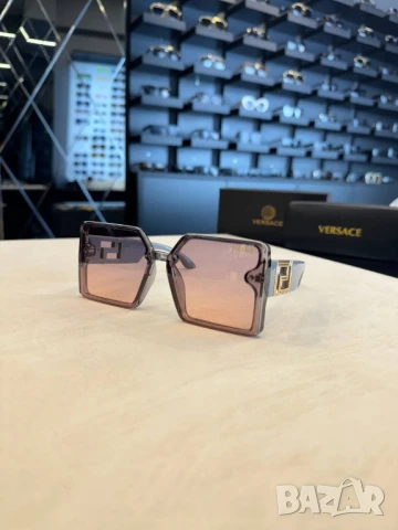 очила с черен обикновен калъф chanel versace , снимка 12 - Слънчеви и диоптрични очила - 50927643