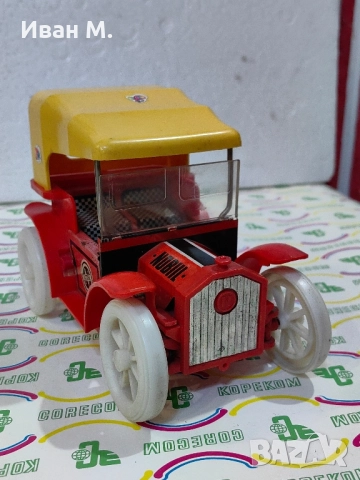 Стара съветска ламаринена играчка с батерии , снимка 5 - Антикварни и старинни предмети - 52287883