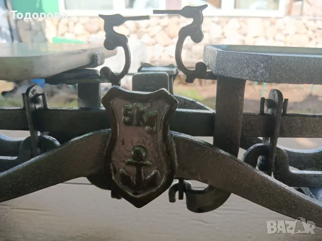 Старинна везна, снимка 7 - Антикварни и старинни предмети - 47336913