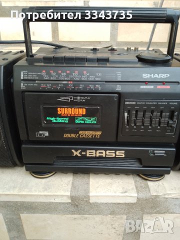 SHARP WF T380H BK, снимка 5 - Радиокасетофони, транзистори - 39446848
