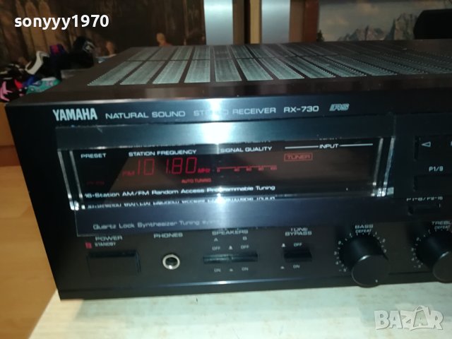 YAMAHA RX-730 RECEIVER-MADE IN JAPAN-ВНОС SWISS LK1ED2811231128, снимка 12 - Ресийвъри, усилватели, смесителни пултове - 43178959