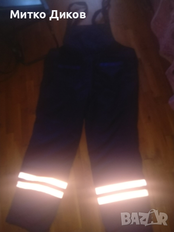 Работни панталони нови маркови с презрамки-светлоотразители  ватирани размер ХХХЛ, снимка 13 - Панталони - 44900519