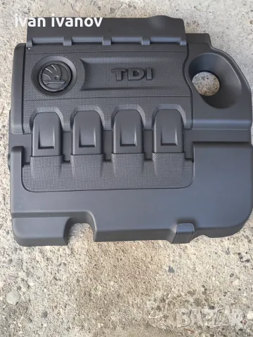 Декоративен капак на двигателя за Шкода Рапид след 2015 , снимка 2 - Аксесоари и консумативи - 49934476