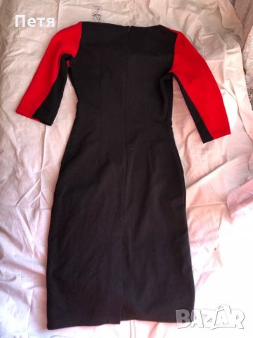 Дамска рокля черно и червено, снимка 5 - Рокли - 32808862