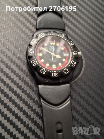 РЯДЪК часовник Tag Heuer 35 мм Formula 1 с черно-червен циферблат Ana Design 383.513/1!, снимка 3 - Мъжки - 53305099