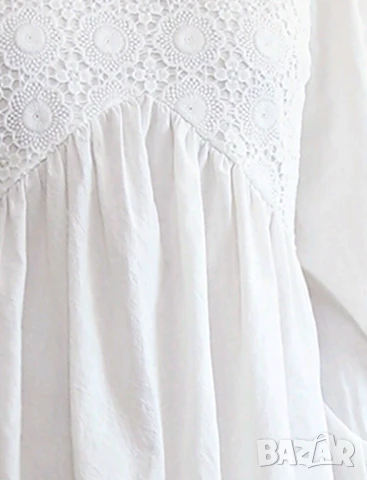 Бяла рокля S р-р , снимка 7 - Рокли - 50761719