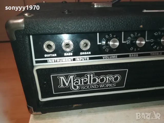 MARLBORO 1500B AMPLIFIER-MADE IN USA-ВНОС SWISS 2010241942, снимка 2 - Ресийвъри, усилватели, смесителни пултове - 47654359