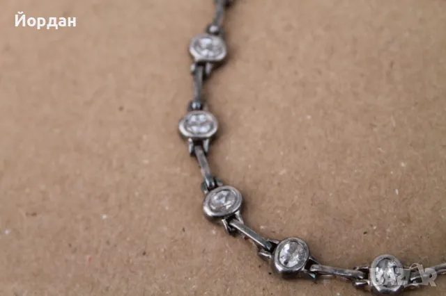 Дамско сребърно колие , снимка 9 - Колиета, медальони, синджири - 49771473