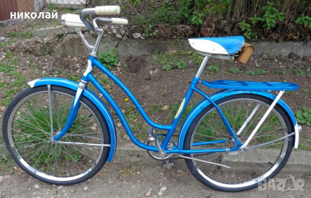 Ретро дамски велосипед марка Универсал ( UNIVERSAL ) 24 цола произведен 1966 год. В Полша , снимка 1 - Велосипеди - 28642128