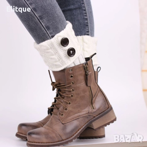 Дамски вълнени плетени гети без пръсти, различни цветове, снимка 13 - Други - 52644571