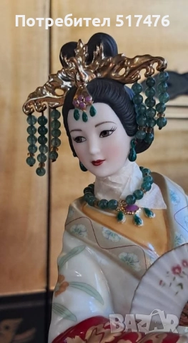 Порцеланова фигура на lena Liu колекционерска, снимка 3 - Колекции - 51864720