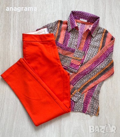 Бутиков панталон Jucca & нежна къса риза , снимка 9 - Панталони - 43575287