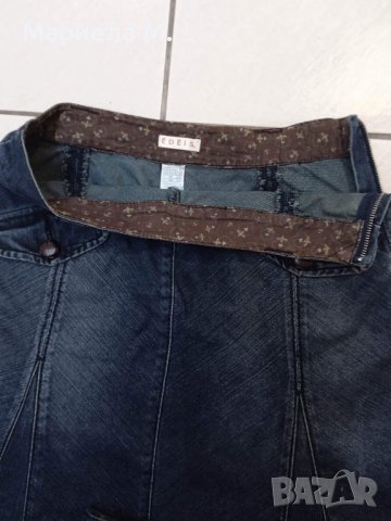 Дънкова пола, S, нова, снимка 2 - Поли - 39875621