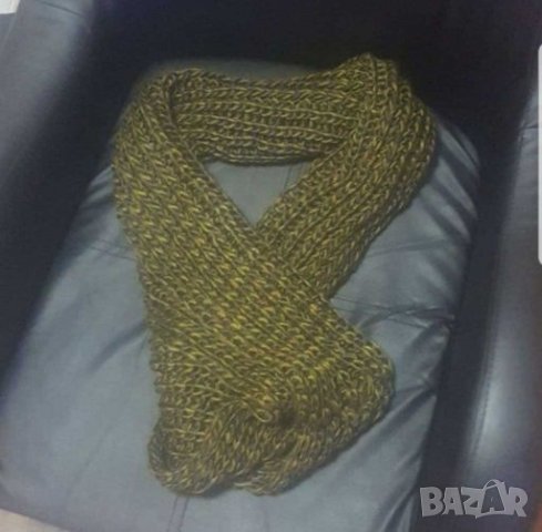 Шал-яка в маслено зелено, снимка 2 - Шалове - 28140680