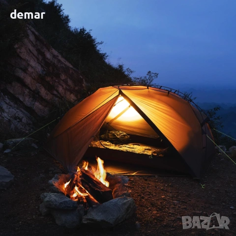 Палатка Night Cat за 1 човек, ултралека: Палатка за 1 човек, водоустойчива, снимка 2 - Палатки - 53425498