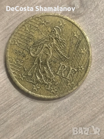 50 евроцента Франция 1999