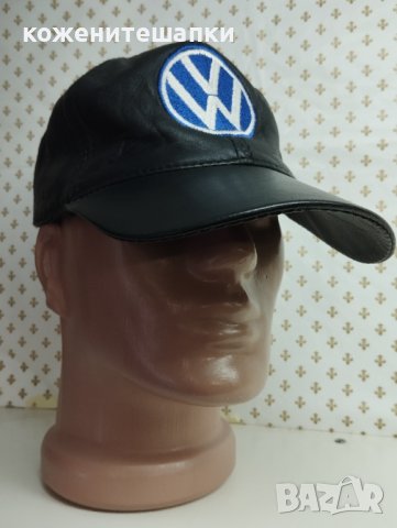 Мъжка кожена шапка Фолксваген - 54, снимка 3 - Шапки - 43501731