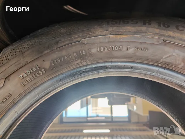 4бр.летни гуми 215/65/16C Continental, снимка 4 - Гуми и джанти - 48065531