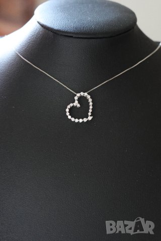 Ново Златно Колие с 0.35кт Естествени Диаманти, снимка 3 - Колиета, медальони, синджири - 43062386