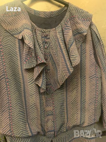 Продавам елегантна блуза от 100 процента естествена коприна . , снимка 5 - Блузи с дълъг ръкав и пуловери - 39932599