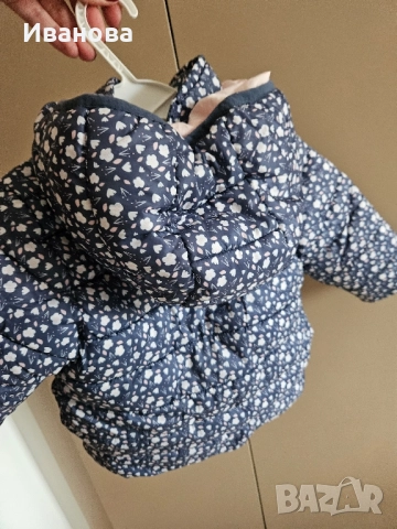 Зимно яке за момиченце Obaibi / Okaidi, снимка 3 - Бебешки якета и елеци - 51745573