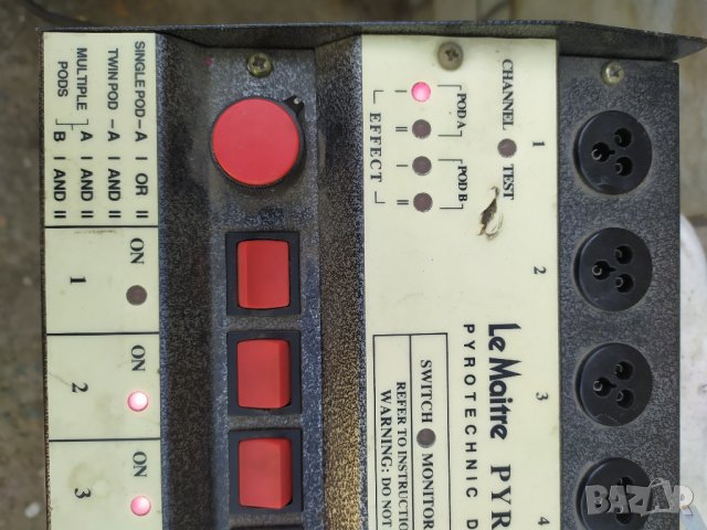 Управление за пиротехника , заря , фойерверки.Le Matre 6-24., снимка 2 - Друга електроника - 28764716