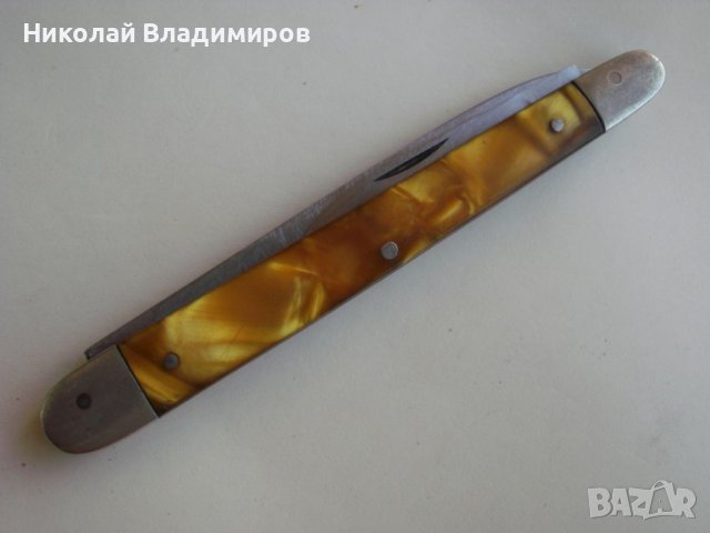 Стар български джобен нож "Буковец" старо ножче българско социализъм