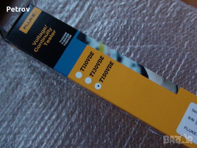 FLUKE T150 VDE - ЧИСТО НОВ PROFI Voltage Tester 6 - 690 V AC/DC Електроизмервателен Уред / GERMANY !, снимка 4 - Клещи - 43256262