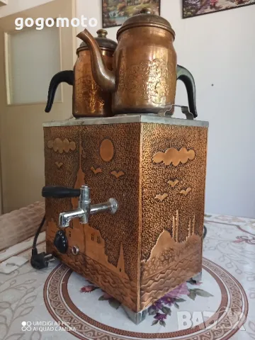 Стар самовар, реликва, рядко срещан, машина за чай , снимка 13 - Други ценни предмети - 47972098