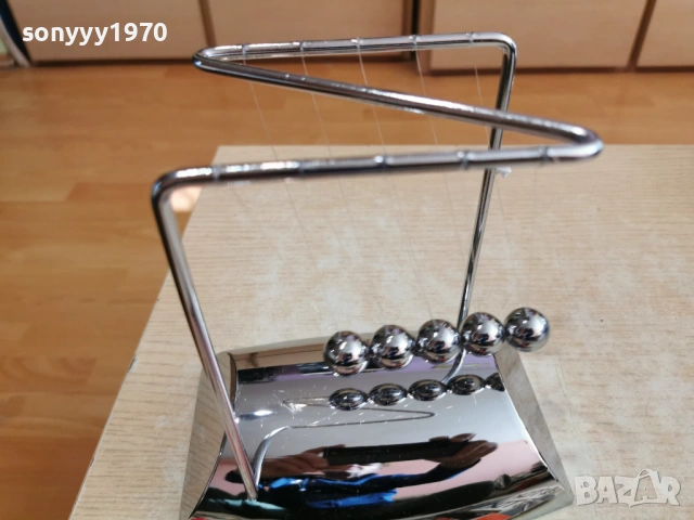 Люлка на Нютон-18Х18Х11СМ-ИНОКС 1401261605, снимка 6 - Колекции - 53097952